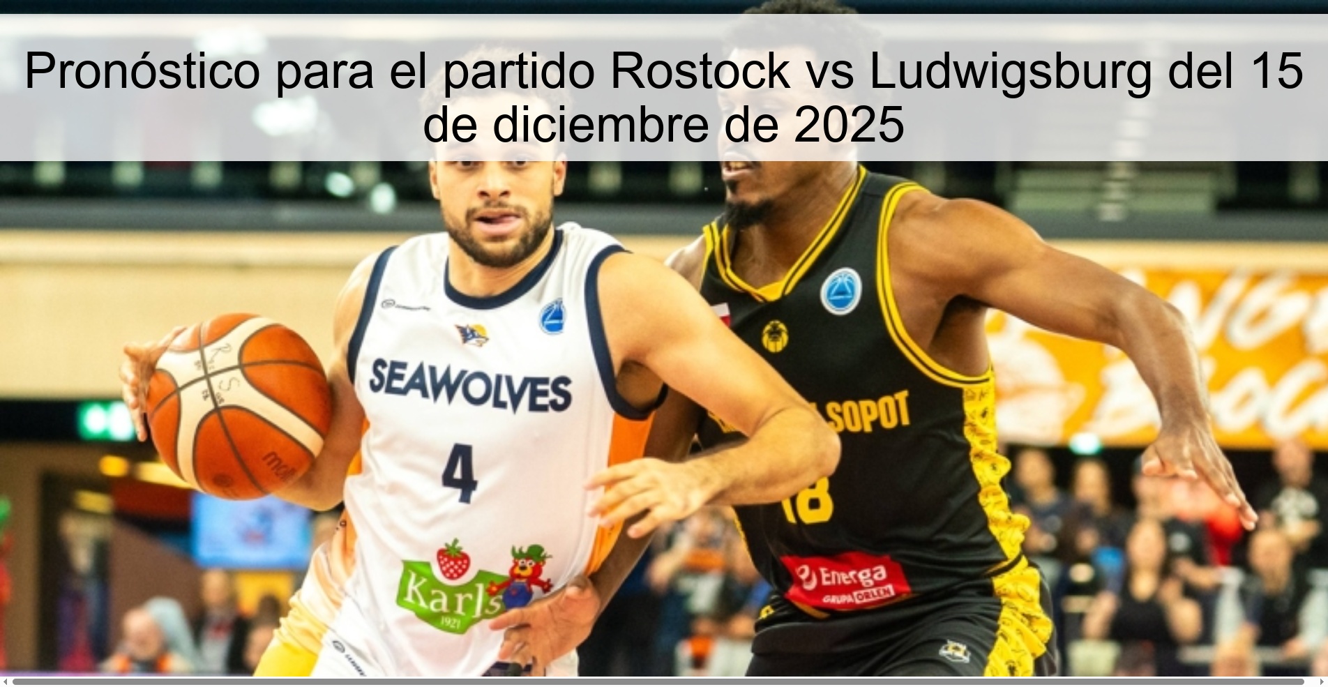 Pronóstico para el partido Rostock vs Ludwigsburg del 15 de diciembre de 2025