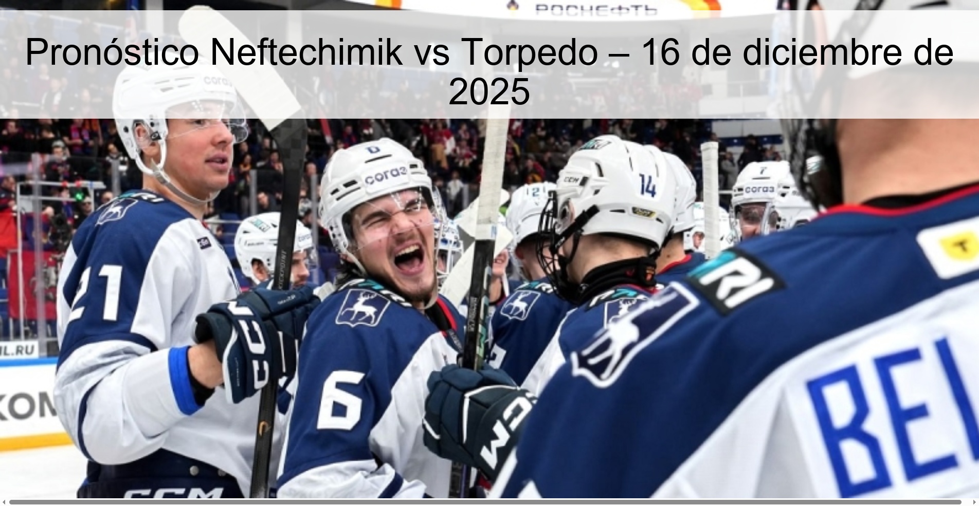 Pronóstico Neftechimik vs Torpedo – 16 de diciembre de 2025
