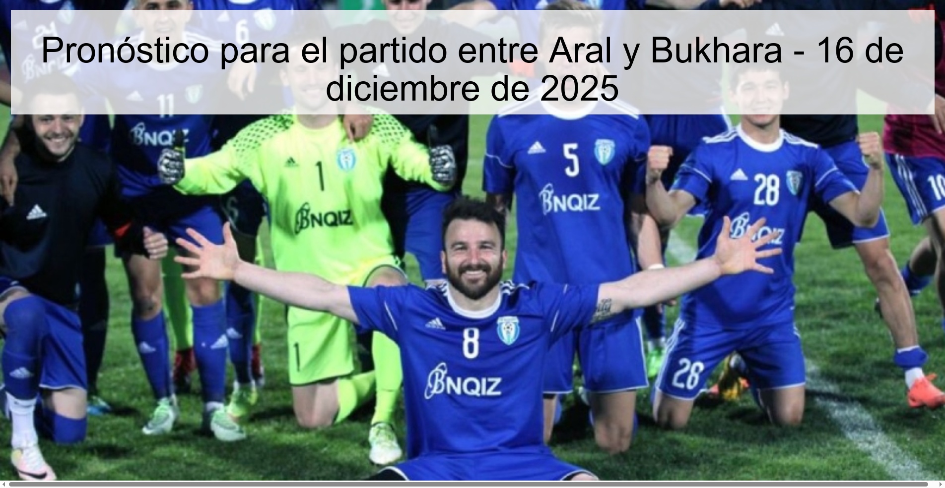 Pronóstico para el partido entre Aral y Bukhara - 16 de diciembre de 2025