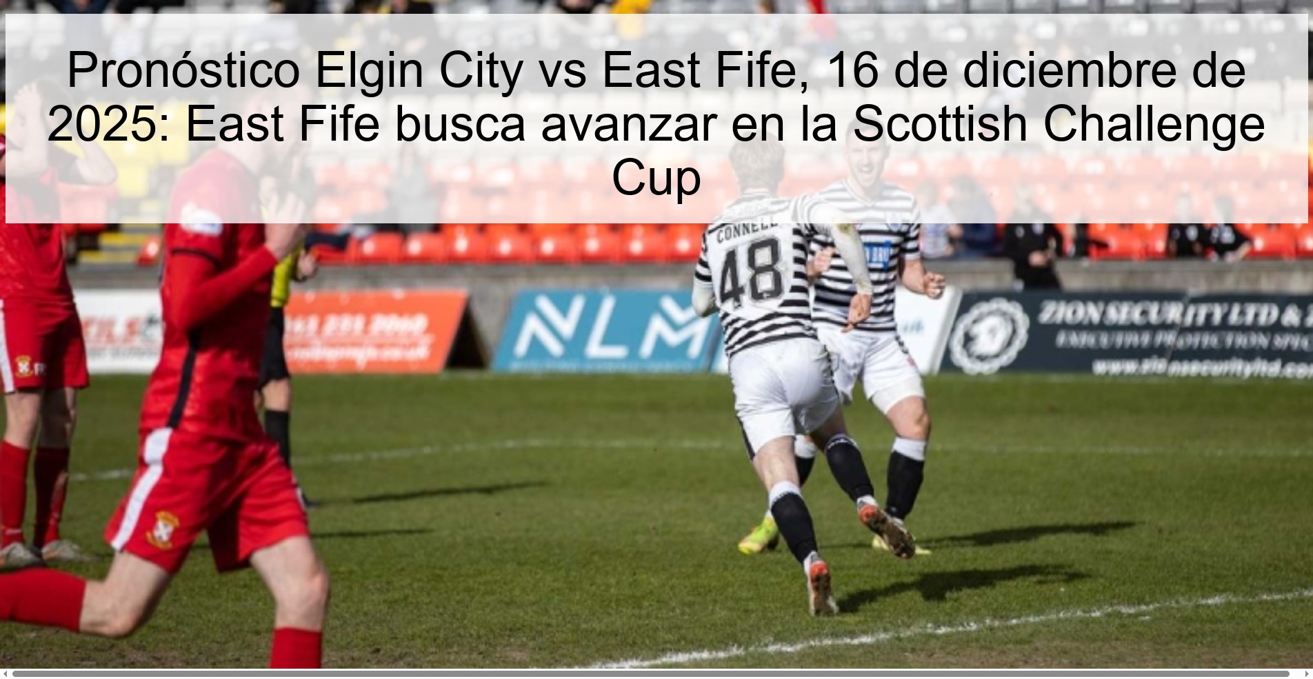 Pronóstico Elgin City vs East Fife, 16 de diciembre de 2025: East Fife busca avanzar en la Scottish Challenge Cup