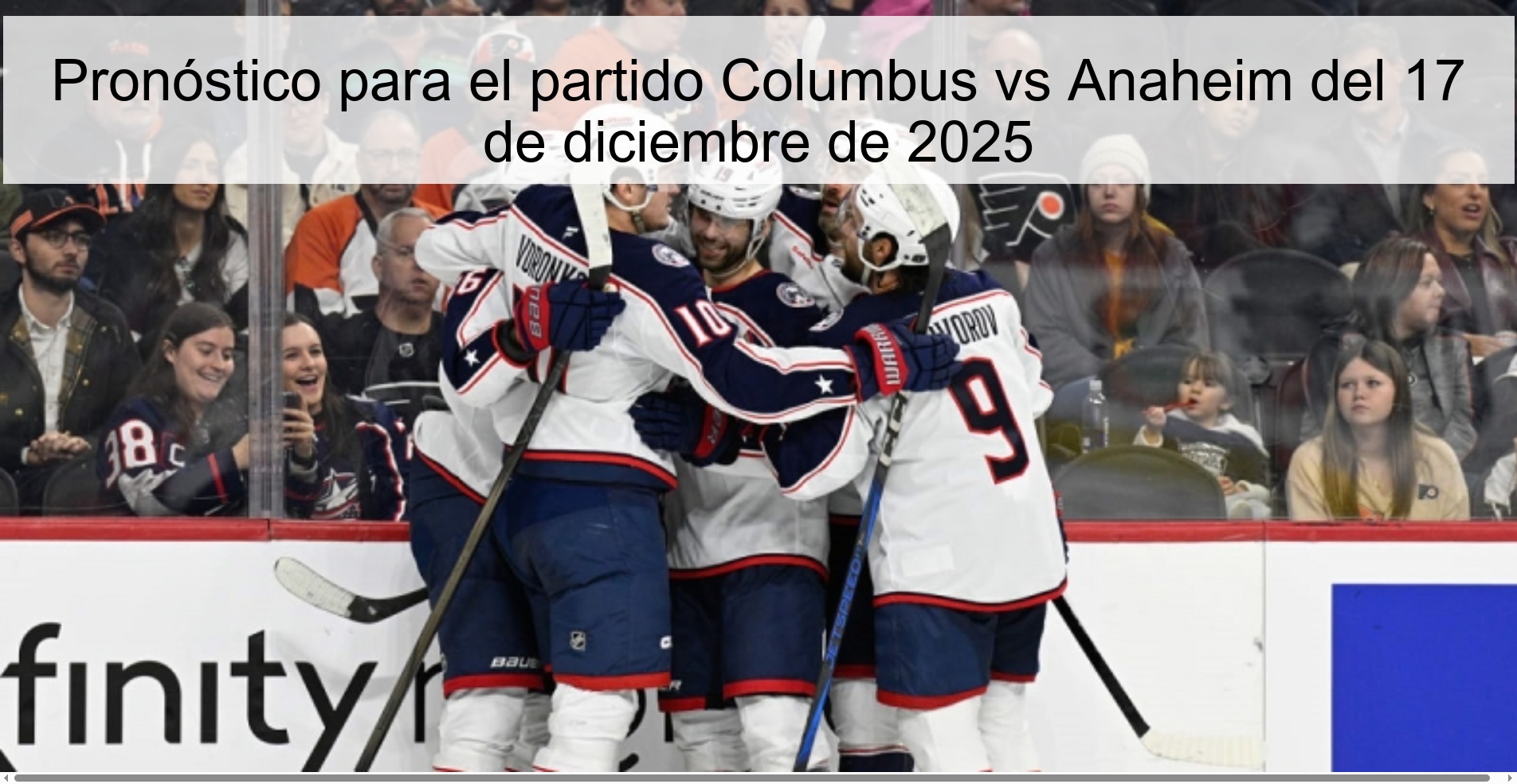 Pronóstico para el partido Columbus vs Anaheim del 17 de diciembre de 2025
