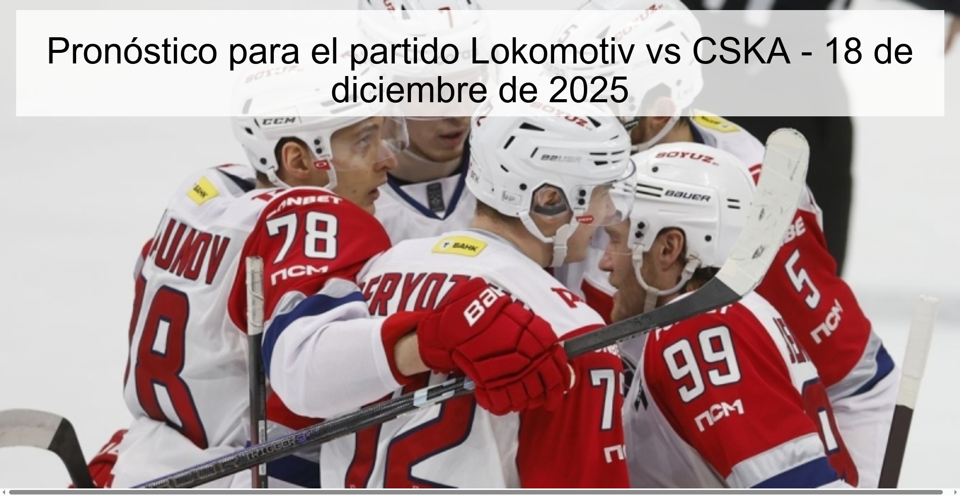 Pronóstico para el partido Lokomotiv vs CSKA - 18 de diciembre de 2025