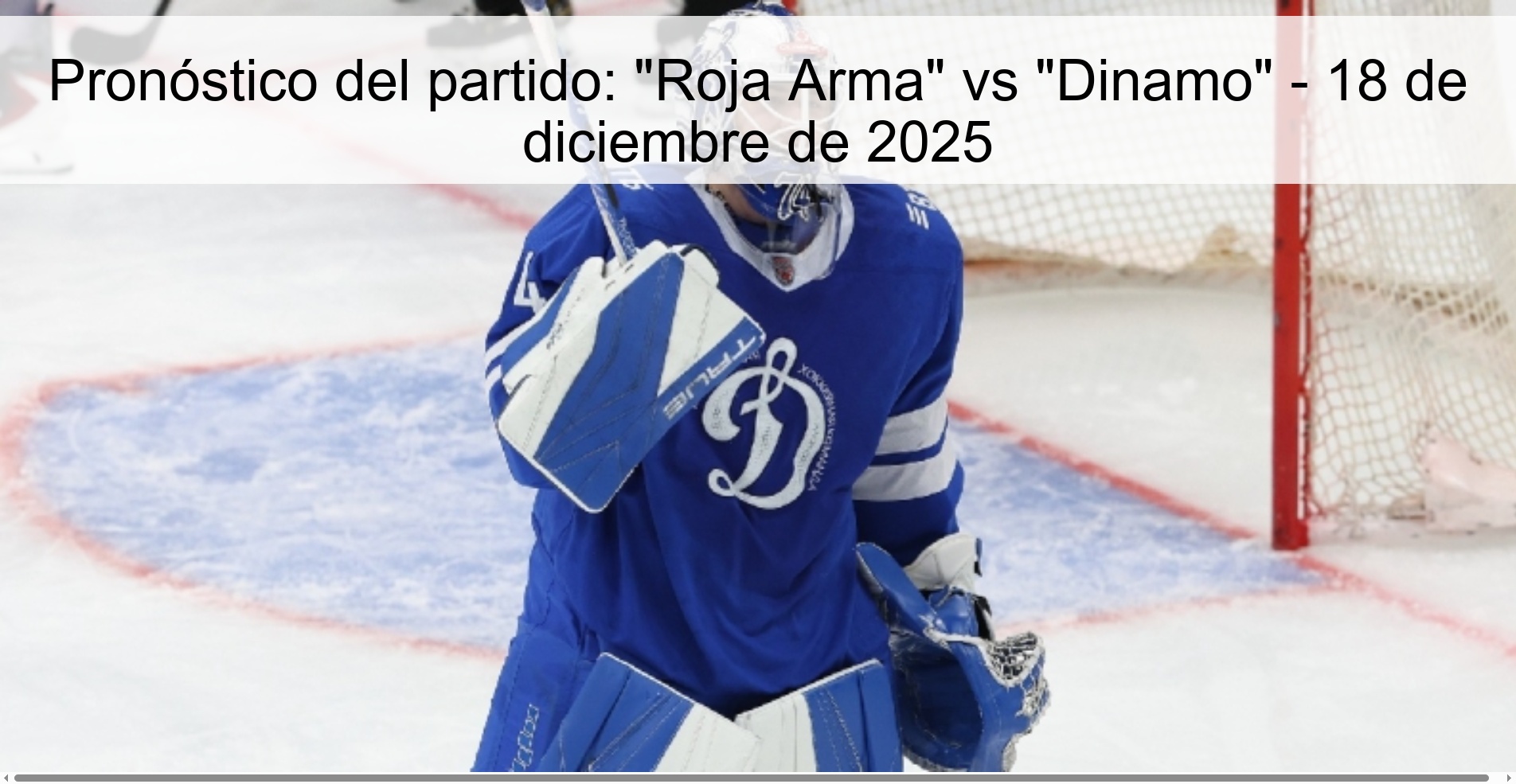 Pronóstico del partido: 