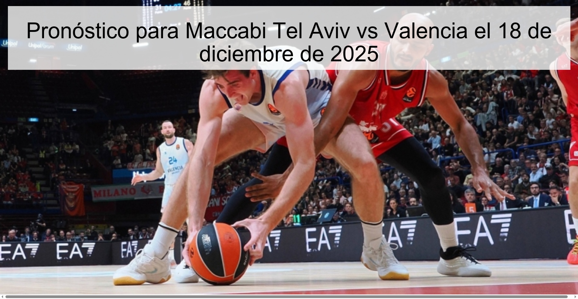 Pronóstico para Maccabi Tel Aviv vs Valencia el 18 de diciembre de 2025