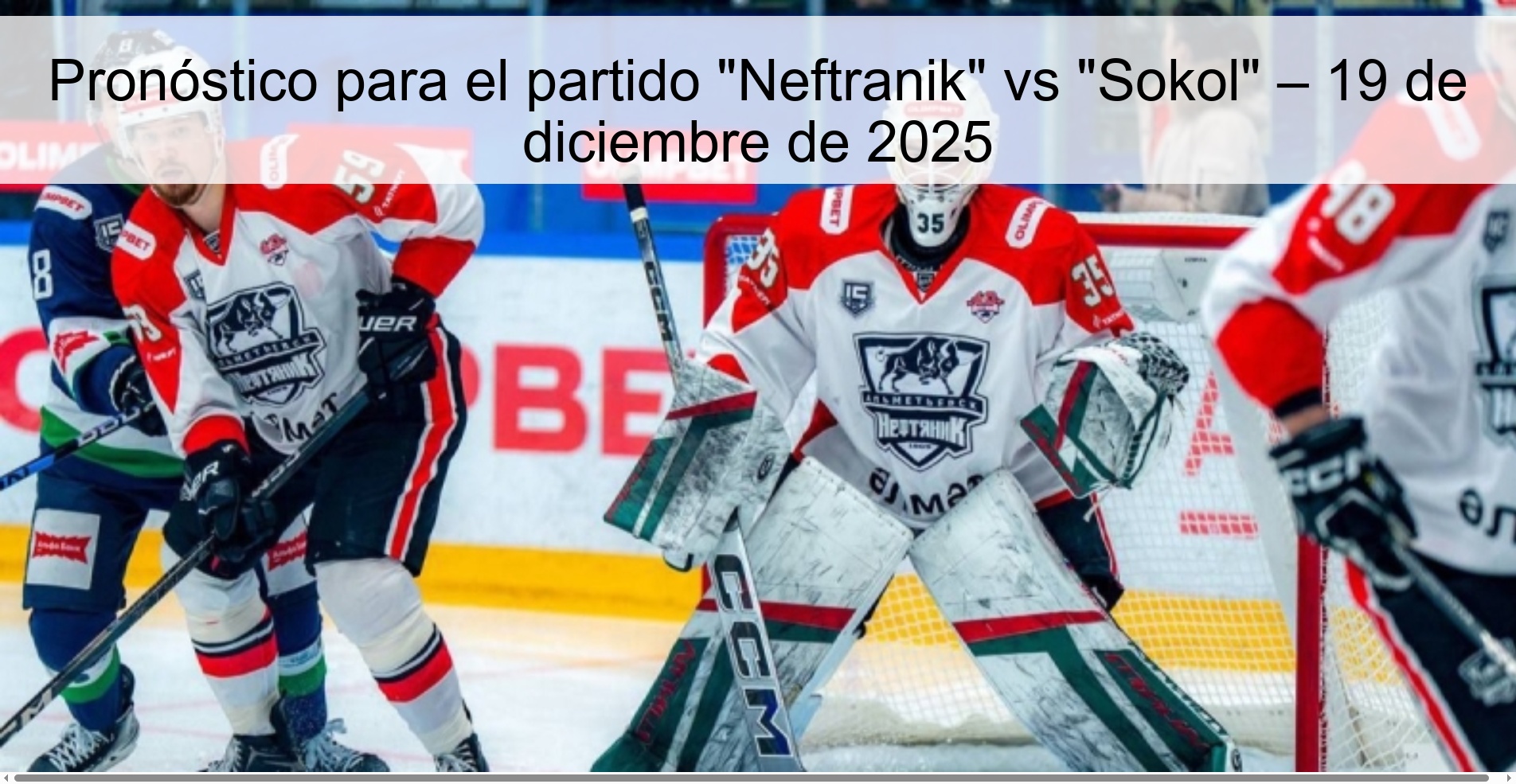 Pronóstico para el partido 