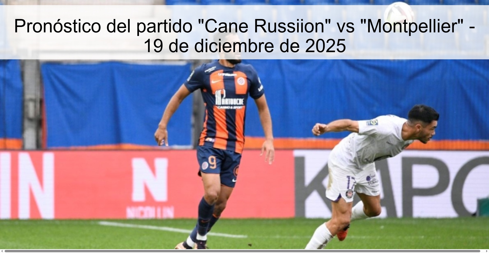 Pronóstico del partido 