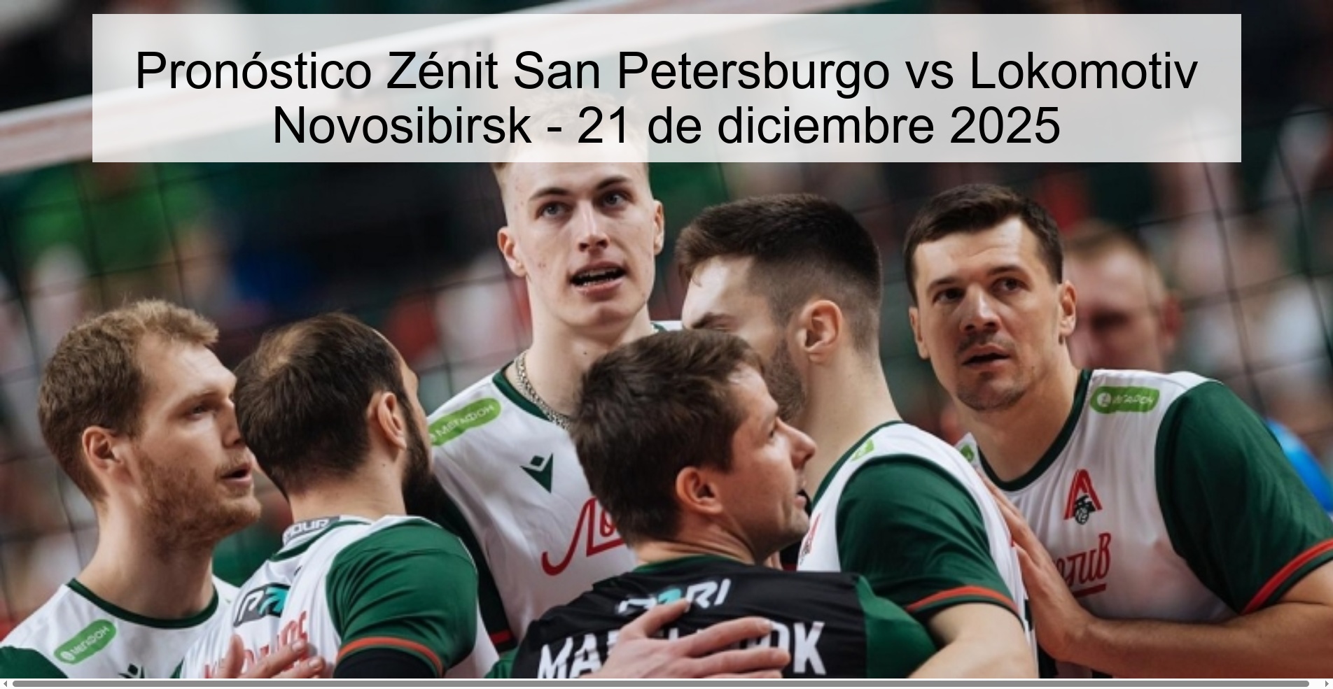 Pronóstico Zénit San Petersburgo vs Lokomotiv Novosibirsk - 21 de diciembre 2025