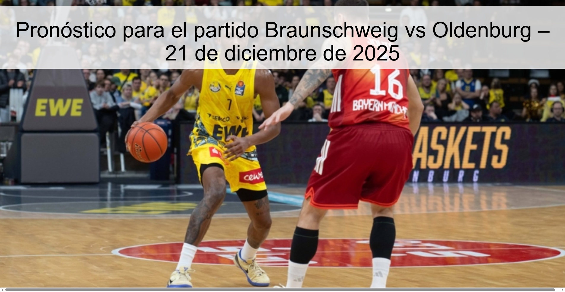 Pronóstico para el partido Braunschweig vs Oldenburg – 21 de diciembre de 2025
