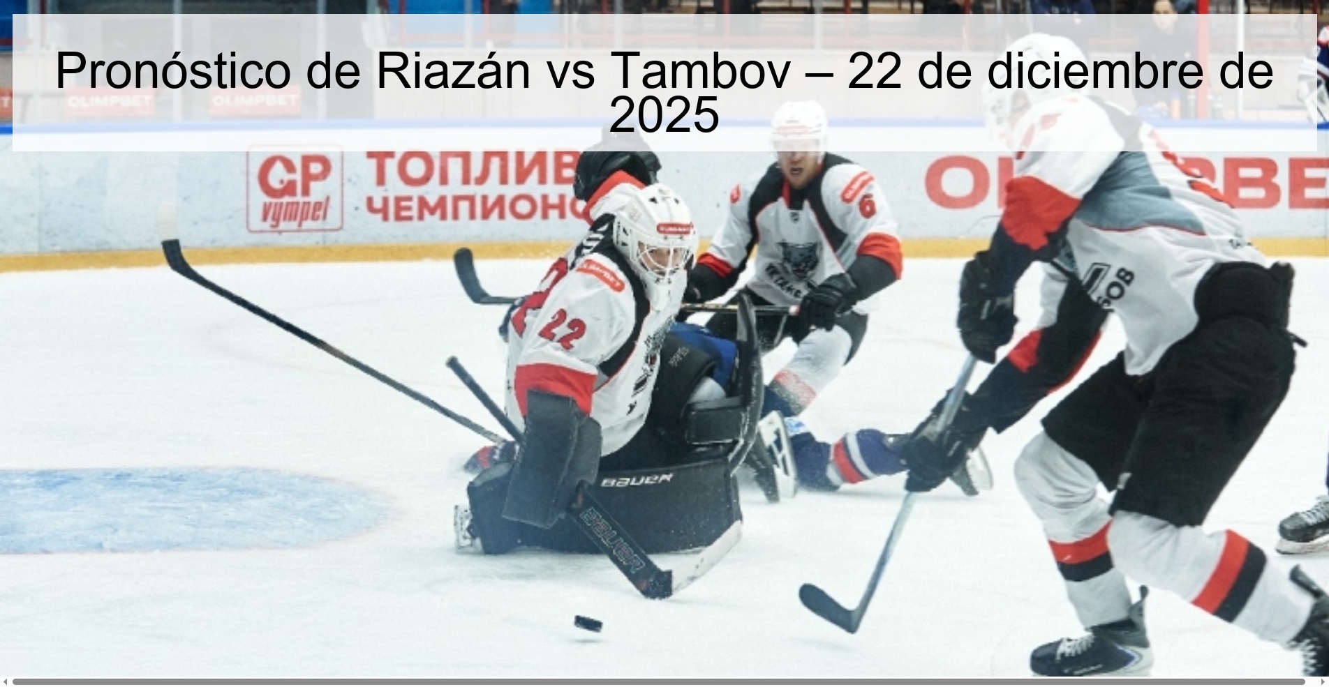 Pronóstico de Riazán vs Tambov – 22 de diciembre de 2025