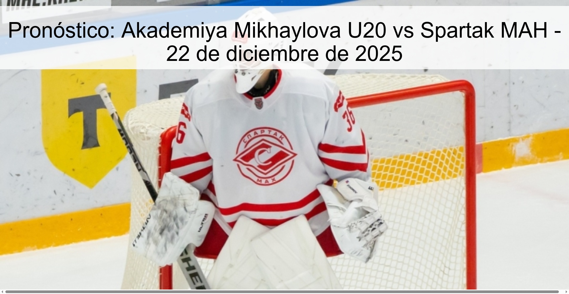 Pronóstico: Akademiya Mikhaylova U20 vs Spartak MAH – 22 de diciembre de 2025