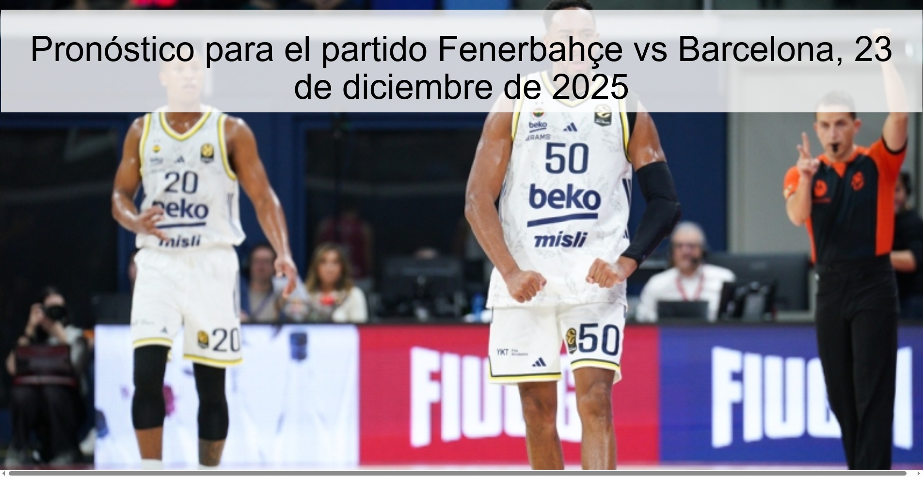 Pronóstico para el partido Fenerbahçe vs Barcelona, 23 de diciembre de 2025