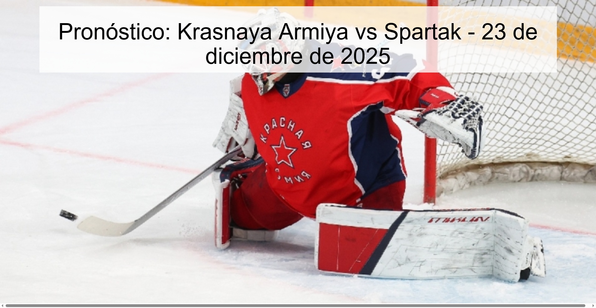 Pronóstico: Krasnaya Armiya vs Spartak – 23 de diciembre de 2025