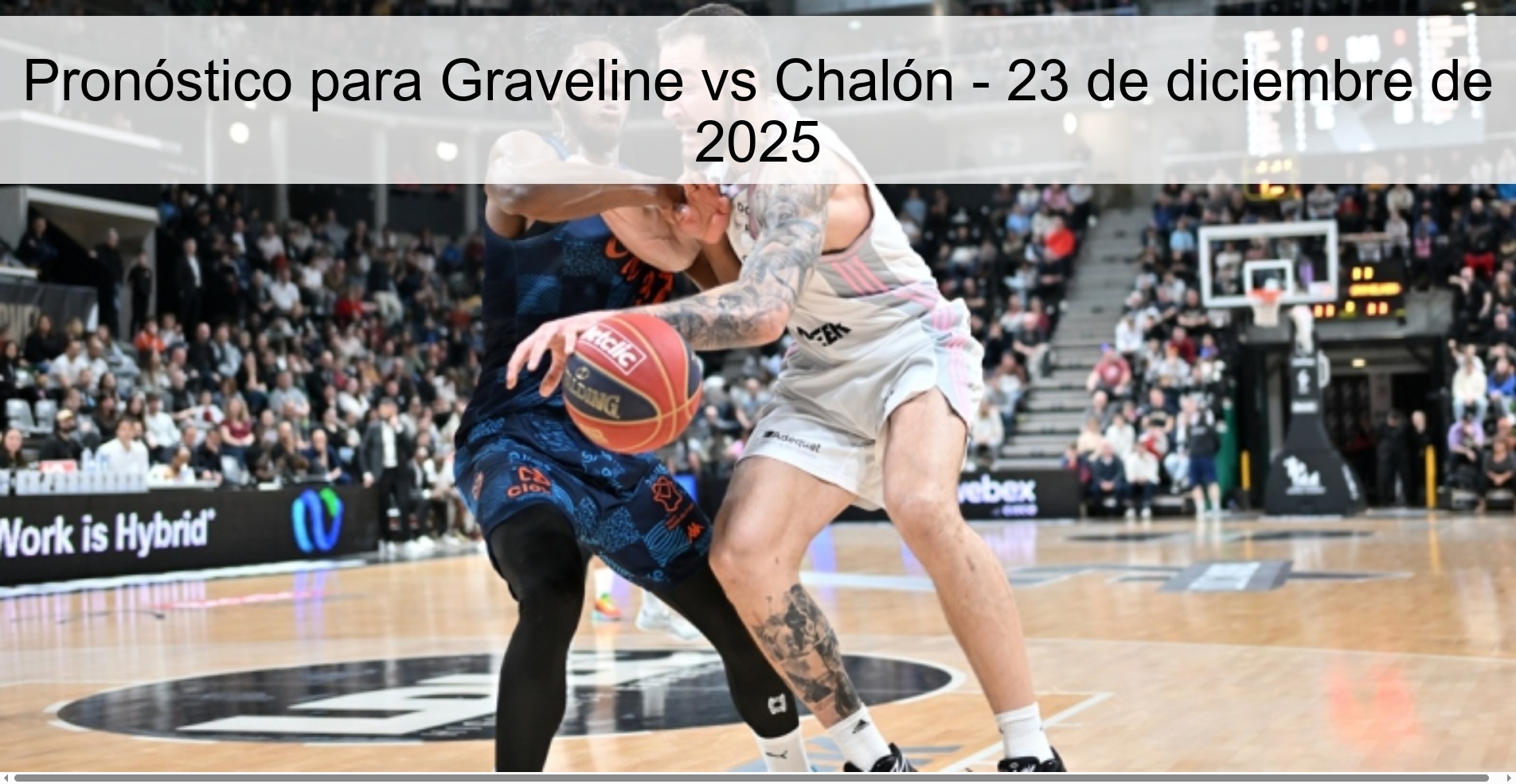 Pronóstico para Graveline vs Chalón – 23 de diciembre de 2025