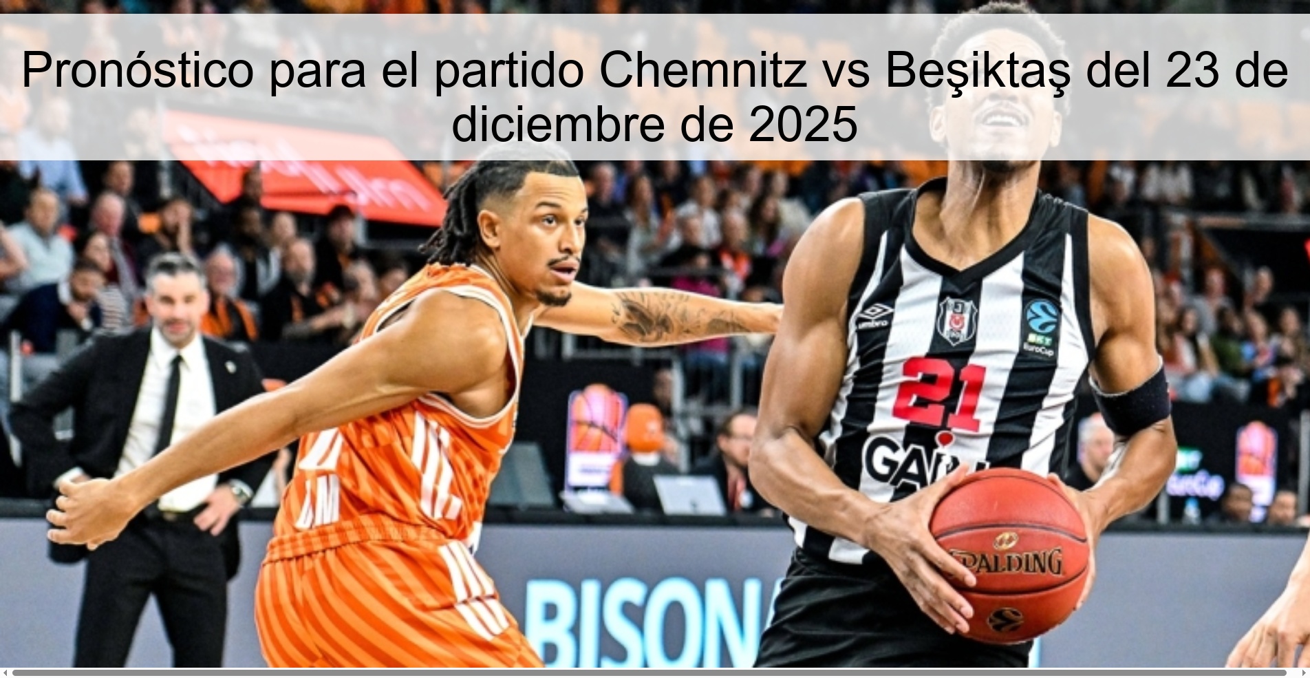 Pronóstico para el partido Chemnitz vs Beşiktaş del 23 de diciembre de 2025