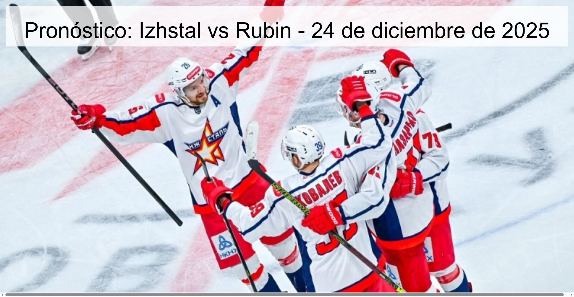 Pronóstico: Izhstal vs Rubin – 24 de diciembre de 2025