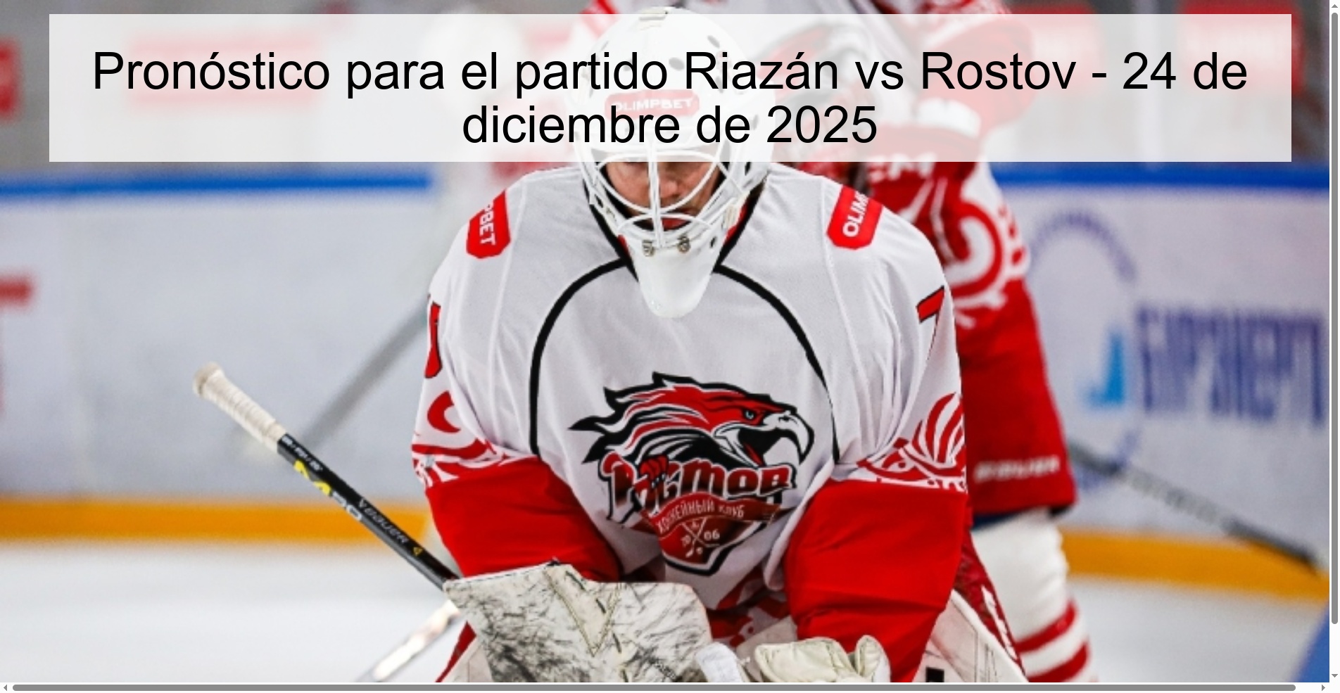 Pronóstico para el partido Riazán vs Rostov – 24 de diciembre de 2025