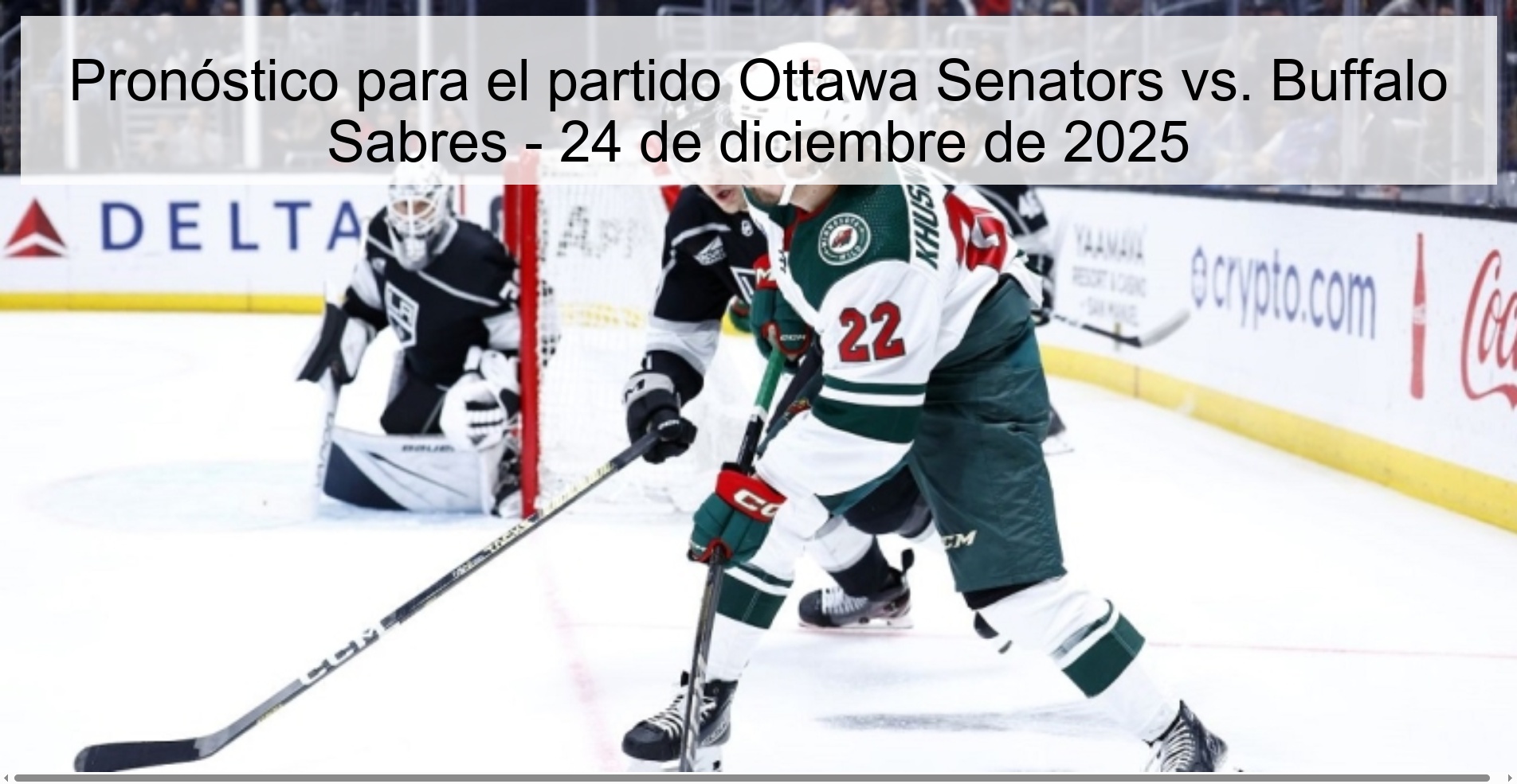 Pronóstico para el partido Ottawa Senators vs. Buffalo Sabres – 24 de diciembre de 2025