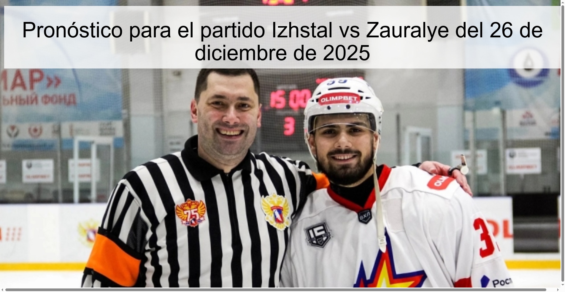 Pronóstico para el partido Izhstal vs Zauralye del 26 de diciembre de 2025
