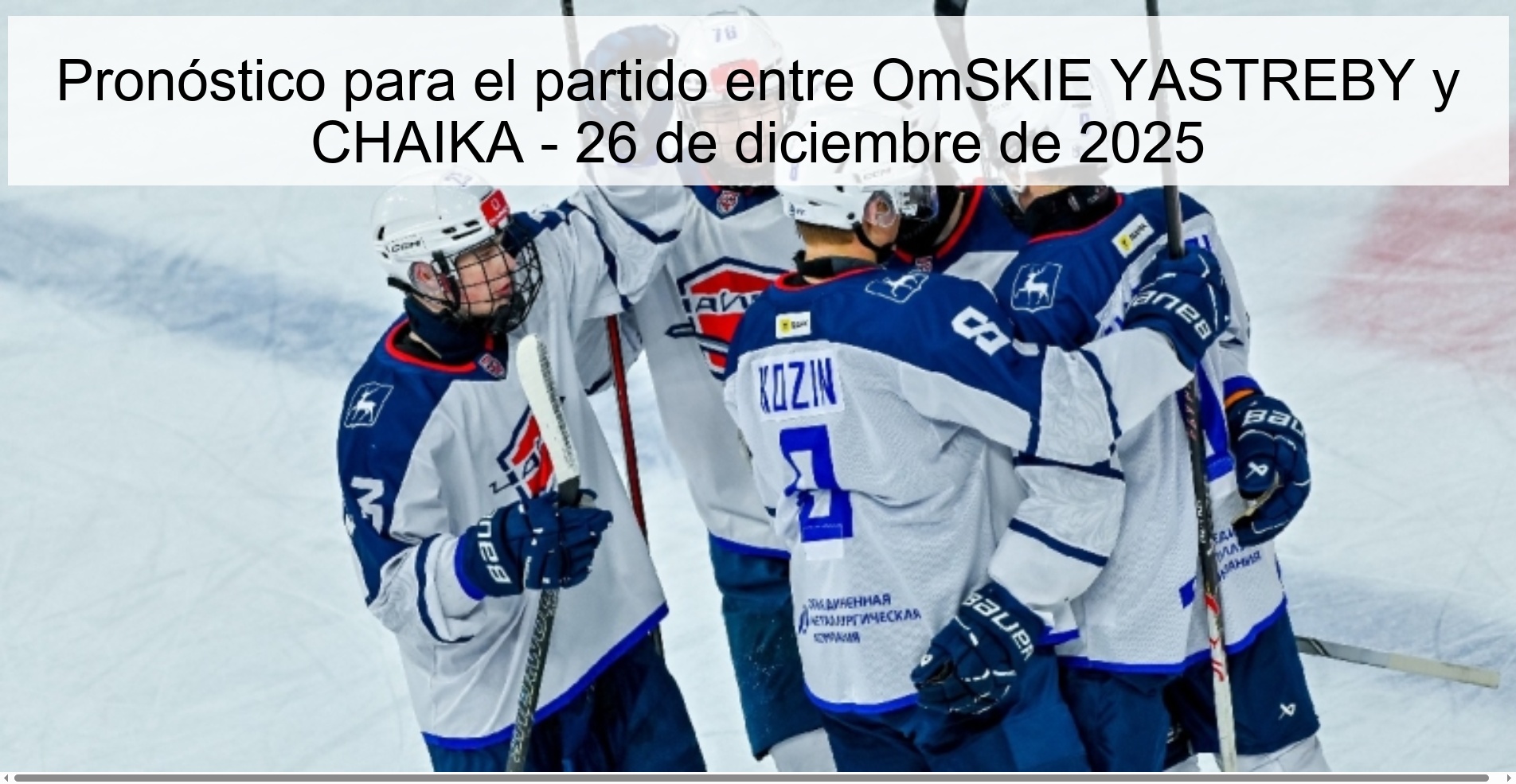 Pronóstico para el partido entre OmSKIE YASTREBY y CHAIKA – 26 de diciembre de 2025