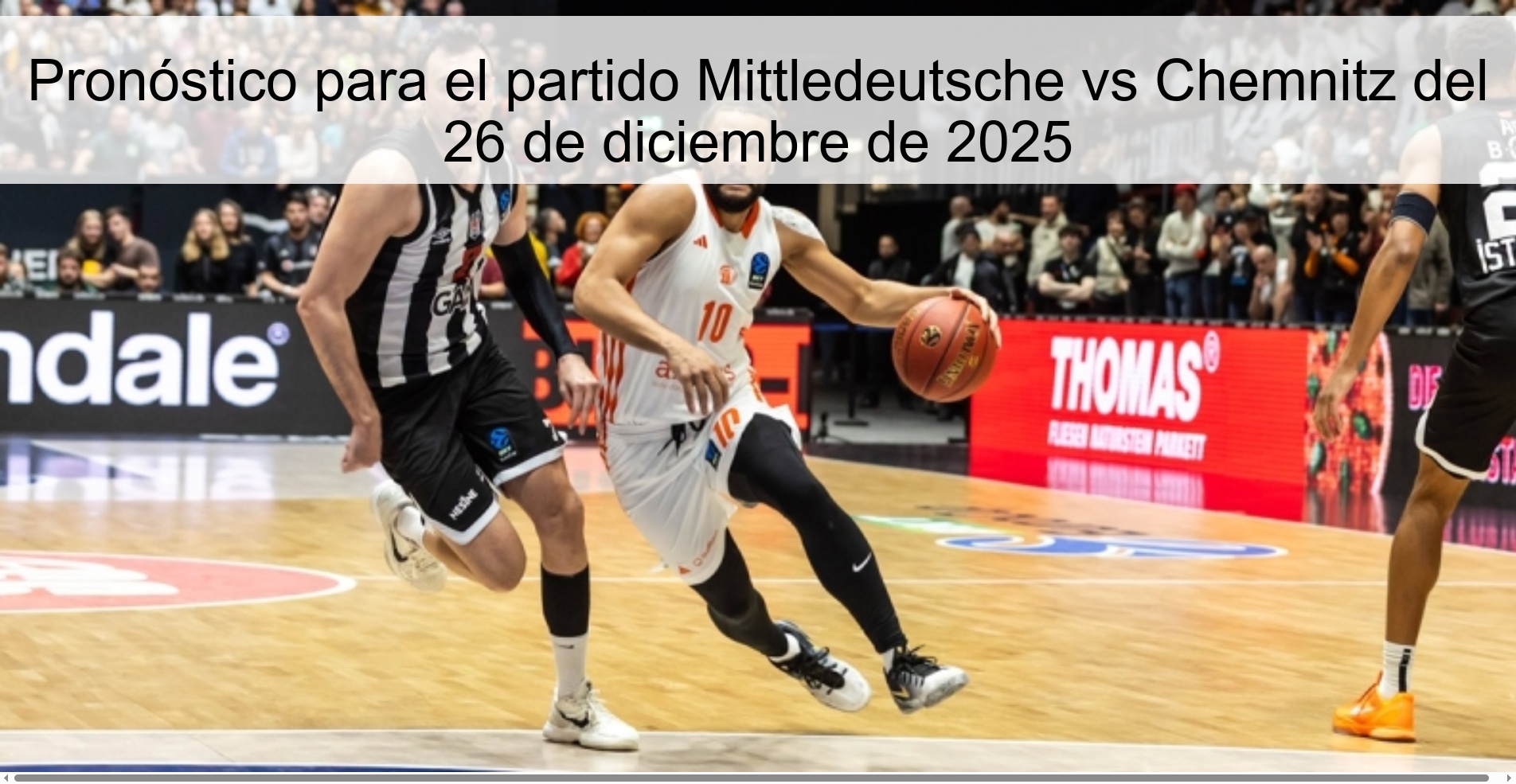 Pronóstico para el partido Mittledeutsche vs Chemnitz del 26 de diciembre de 2025