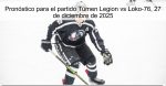 Pronóstico para el partido Tümen Legion 