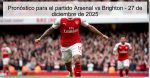 Pronóstico para el partido Arsenal vs Br