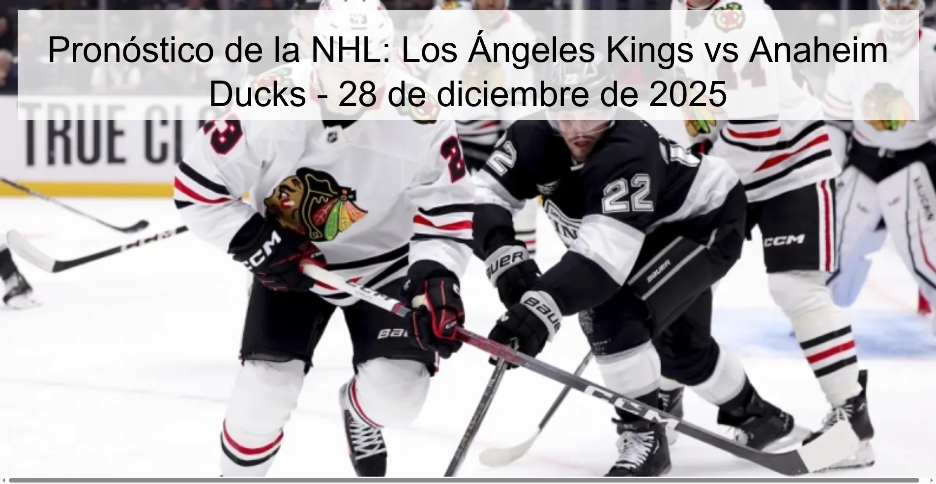 Pronóstico de la NHL: Los Ángeles Kings vs Anaheim Ducks – 28 de diciembre de 2025