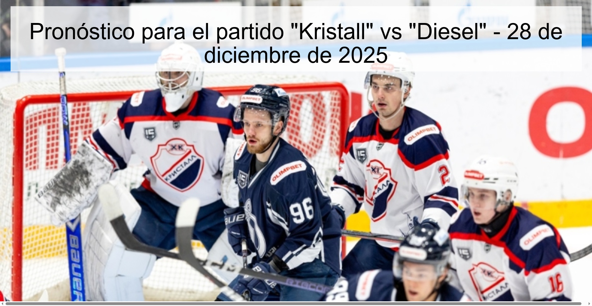 Pronóstico para el partido “Kristall” vs “Diesel” – 28 de diciembre de 2025