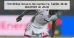 Pronóstico: Ecua­to­rial Guinea vs. Sudá