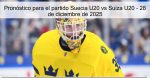 Pronóstico para el partido Suecia U20 vs