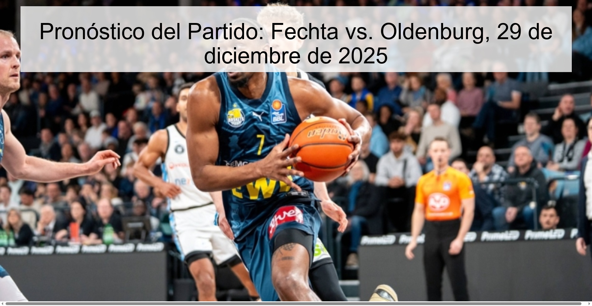Pronóstico del Partido: Fechta vs. Oldenburg, 29 de diciembre de 2025