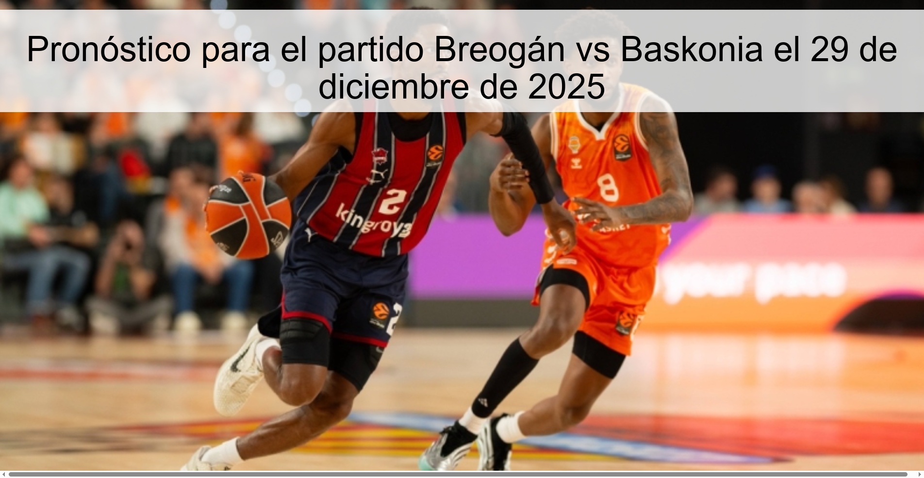 Pronóstico para el partido Breogán vs Baskonia el 29 de diciembre de 2025