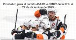 Pronóstico para el partido AMUR vs SIBIR