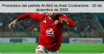 Pronóstico del partido Al-Ahli vs Arab C