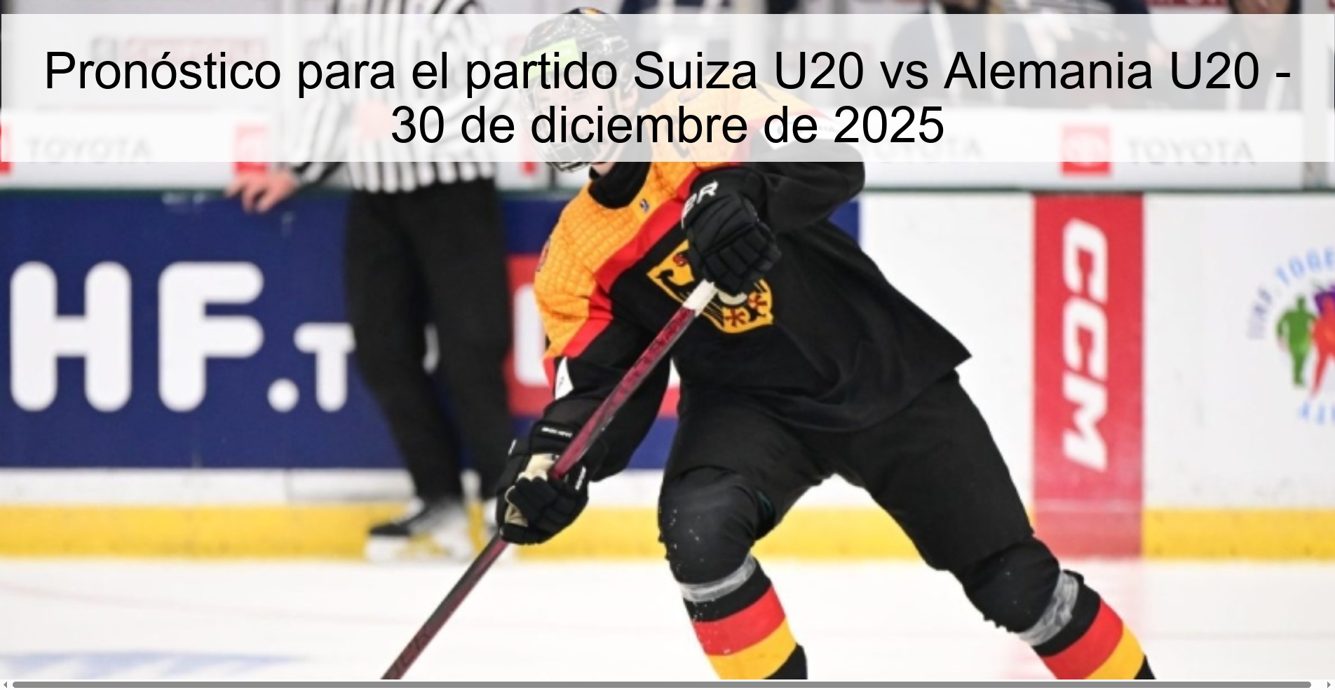 Pronóstico para el partido Suiza U20 vs Alemania U20 – 30 de diciembre de 2025