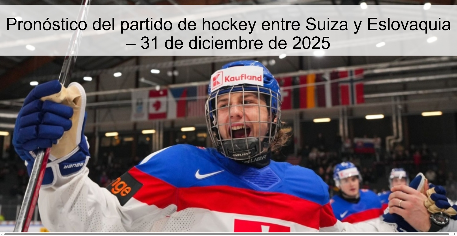 Pronóstico del partido de hockey entre Suiza y Eslovaquia – 31 de diciembre de 2025