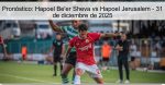 Pronóstico: Hapoel Be’er Sheva vs 