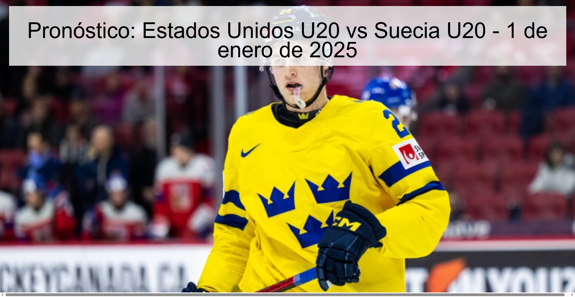 Pronóstico: Estados Unidos U20 vs Suecia U20 – 1 de enero de 2025