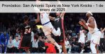 Pronóstico: San Antonio Spurs vs New Yor