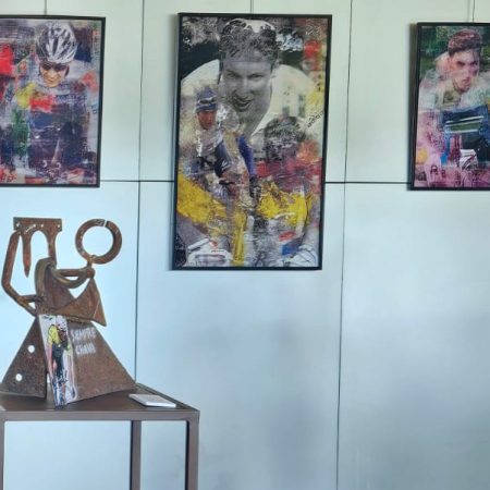 Homenaje Artístico a José María Jiménez: 50 Obras para Recordar al Ciclista Abulense