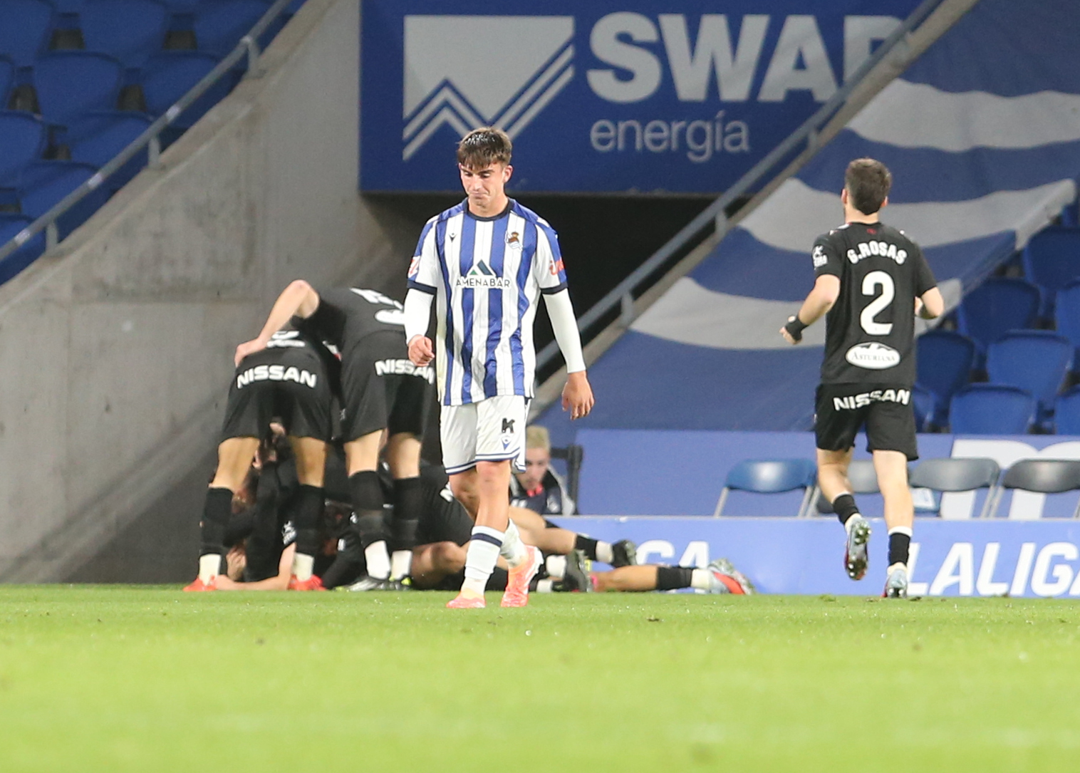El Sporting da la campanada: una victoria inesperada en Anoeta frente al Sanse