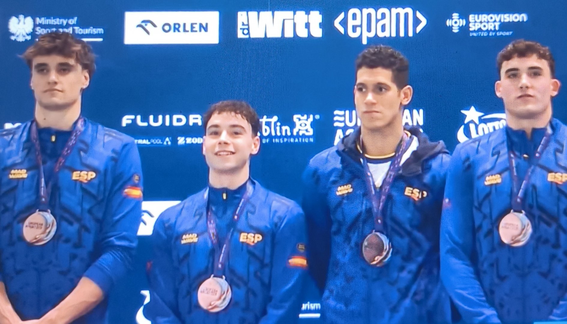 ¡Histórico Bronce! La Hazaña de la Selección Española de Natación en los 4x50 Estilos del Europeo de Lublin