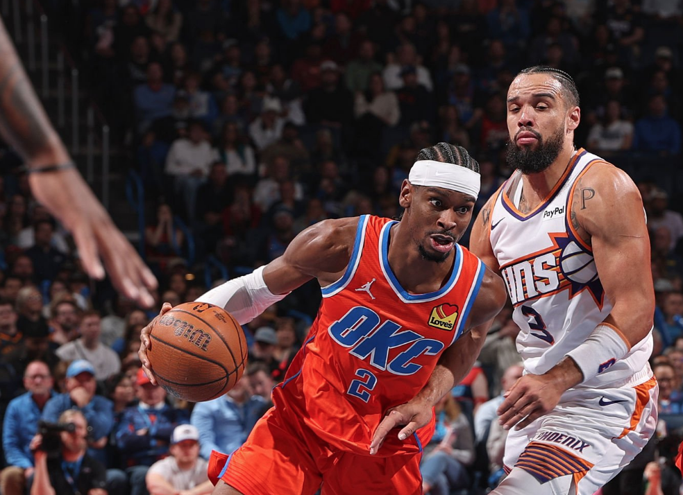Oklahoma City Thunder arrasa a Phoenix Suns por 49 puntos en la Copa: el eclipse de un duelo con MVP Shai Gilgeous-Alexander como protagonista