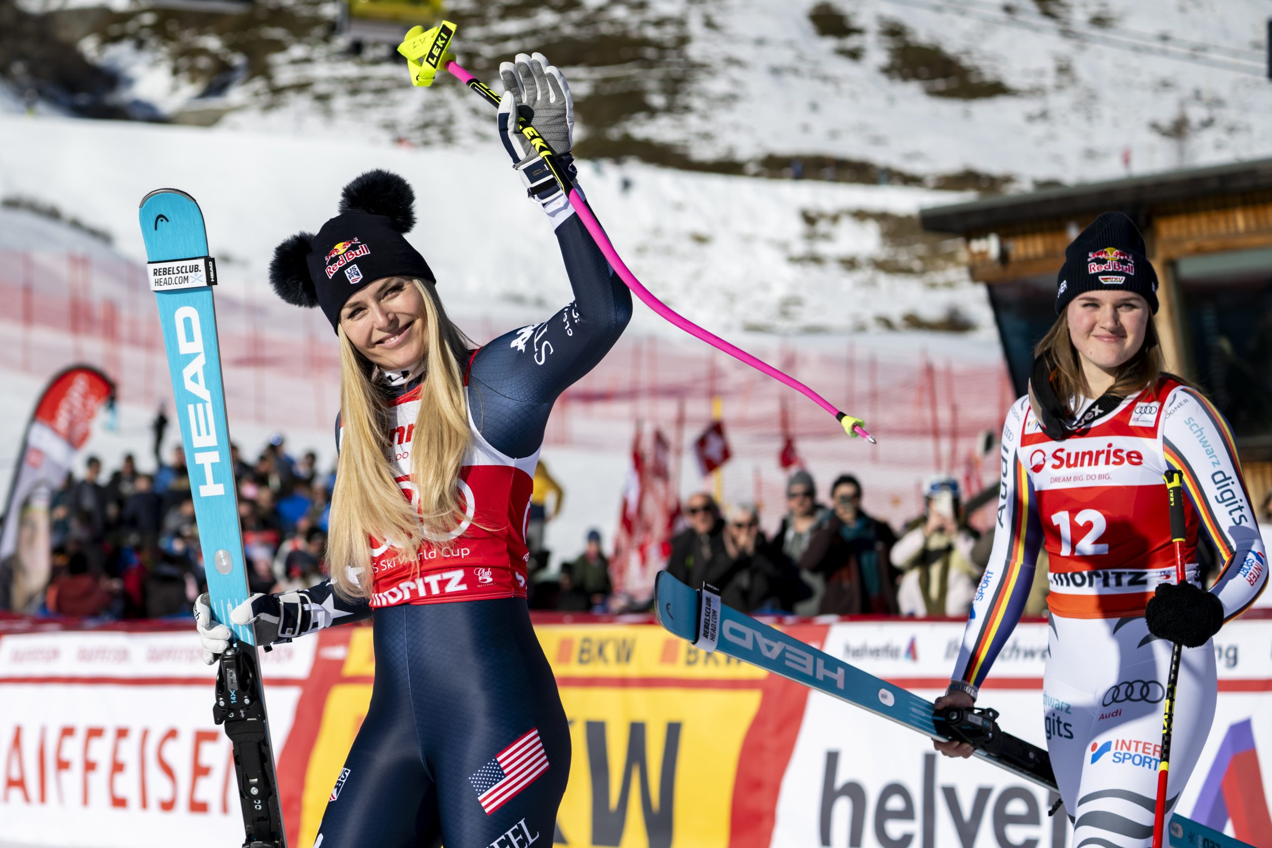 Lindsey Vonn: A los 41 años, hace historia en la Copa del Mundo de Esquí con un Podio Emocionante