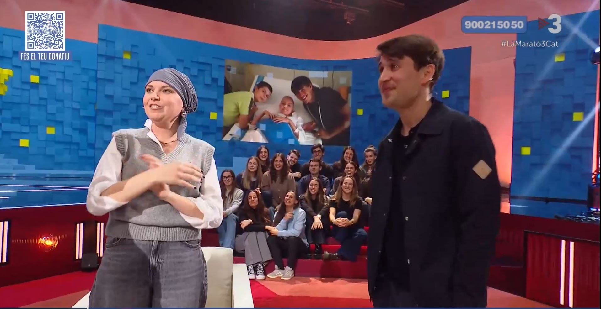 Emotivo Reencuentro en La Marató de 3Cat: Bojan y Olga Reviven la Esperanza en la Lucha Contra el Cáncer