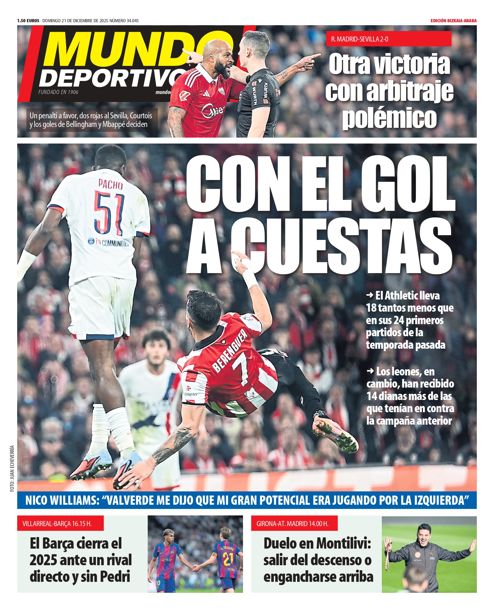 Athletic Bilbao: 3 claves para entender su crisis de gol y las pistas de Nico Williams desde Lezama