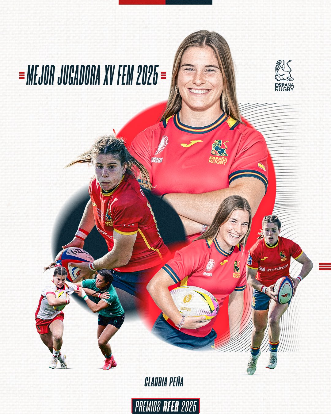 Claudia Peña, la Estrella del Rugby Femenino Español: Award de Mejor Jugadora del Año en 2025