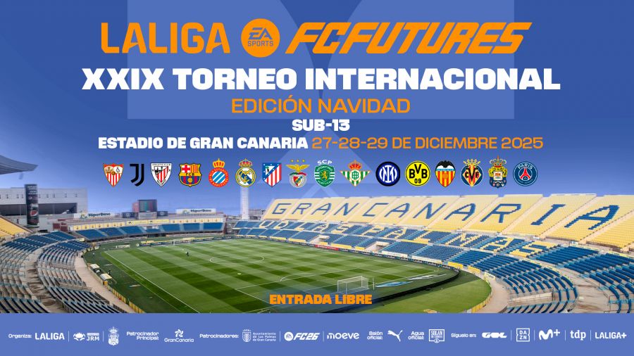 LaLiga FC Futures: La Emoción del Fútbol Base Brilla en Gran Canaria con 16 Clubes Legendarios
