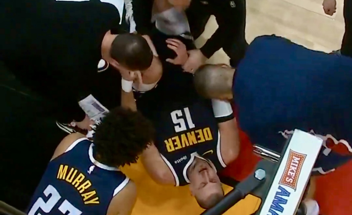 Nikola Jokic en el ojo del huracán: 3 segundos decisivos y la inquietud por una lesión de rodilla que preocupa a los Nuggets