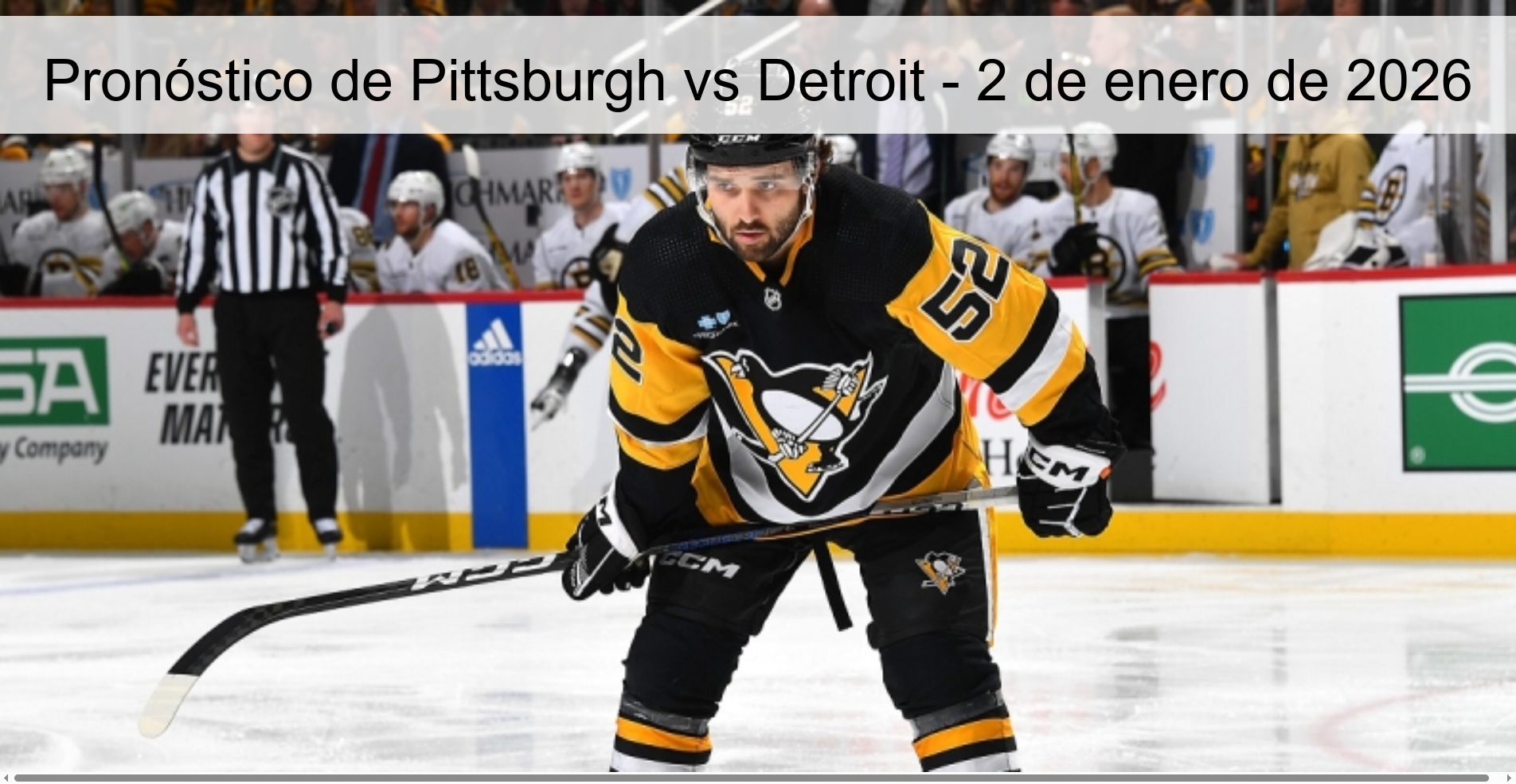 Pronóstico de Pittsburgh vs Detroit - 2 de enero de 2026